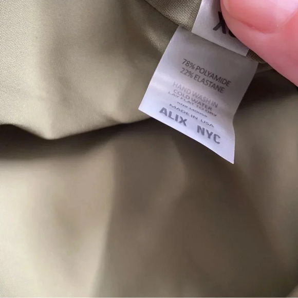 Alix NYC Paige Asymmetrical Cut-Out Bodysuit size XS - Picture 7 of 10